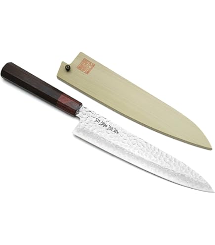 Amazon | Yoshihiro 46層 VG-10 槌目加工 ダマスカス ペティ